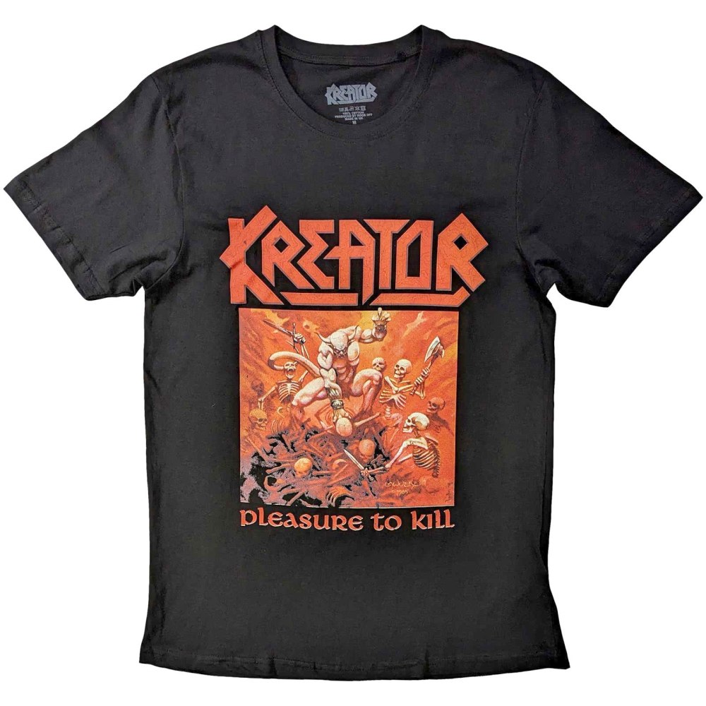 Kreator - Pleasure To Kill Heren Tshirt - Zwart